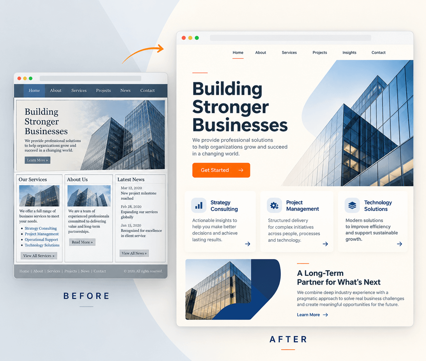 Website Redesign & Modernization